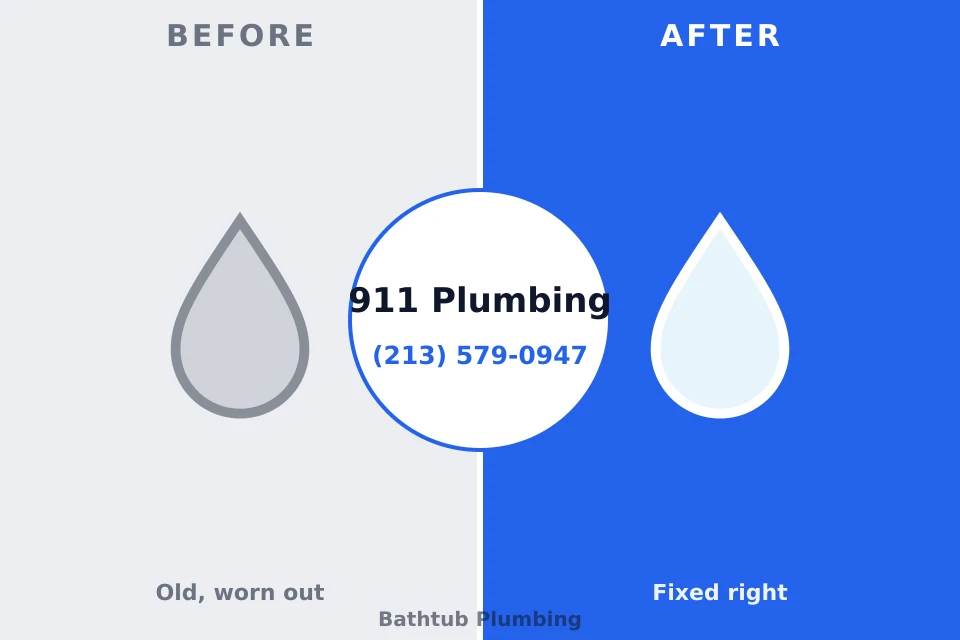 Before and after: plumbing repair Lakemont, PA